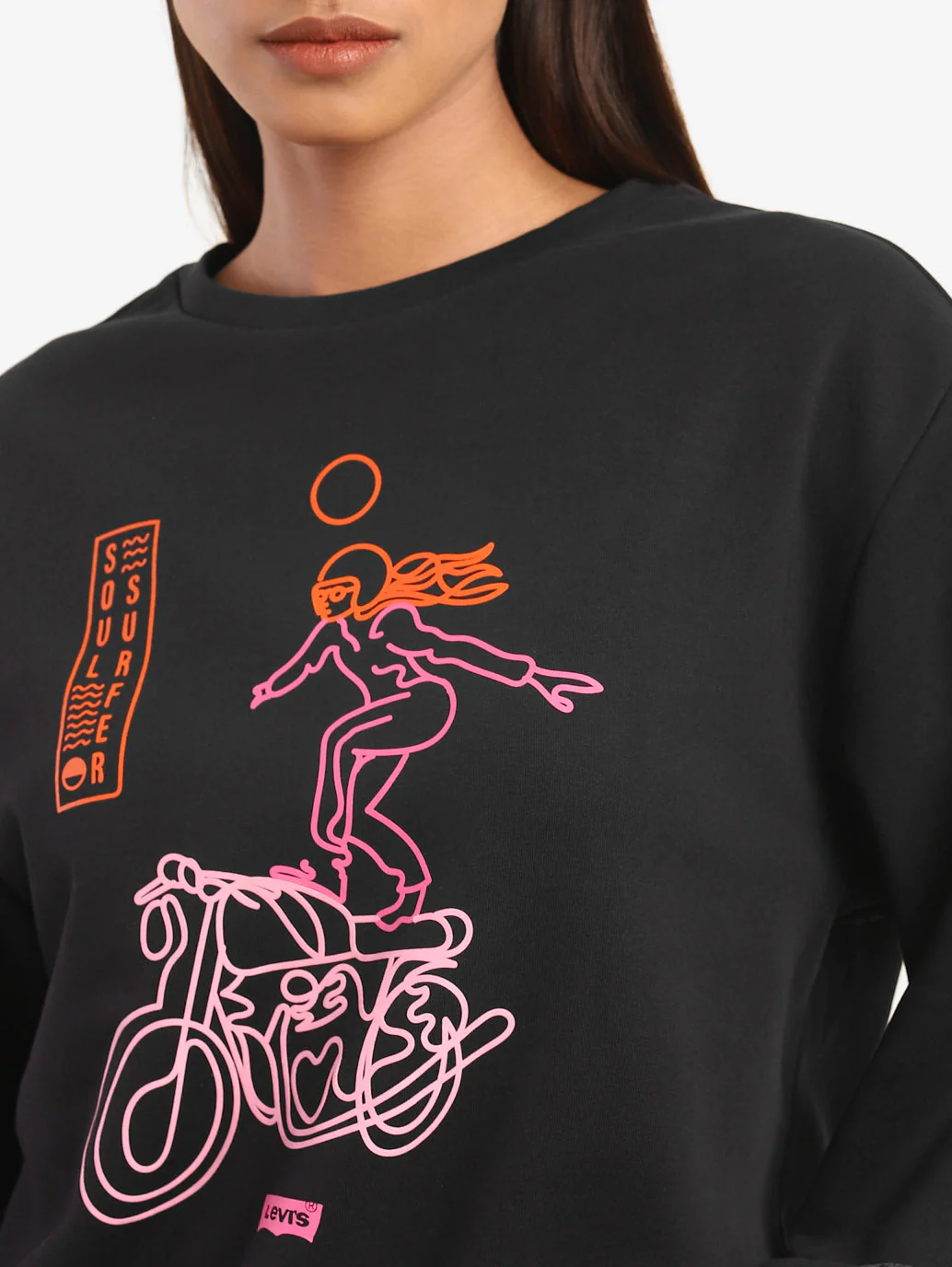 Graphic Sweatshirt From The Levi's Motorcycle Collection - Image 4