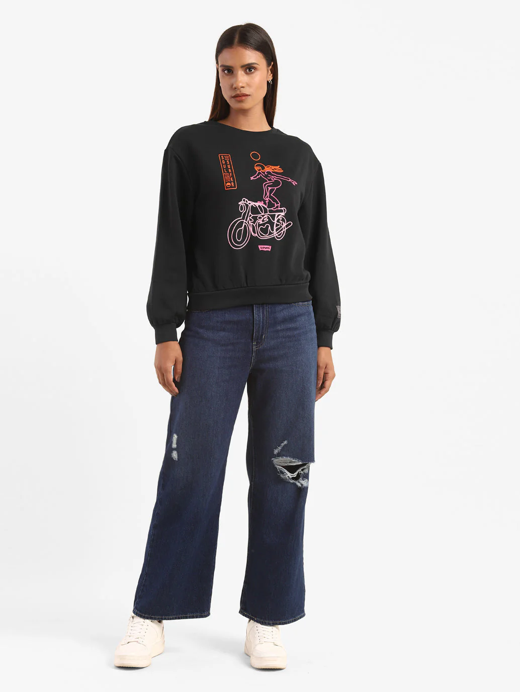 Graphic Sweatshirt From The Levi's Motorcycle Collection - Image 5