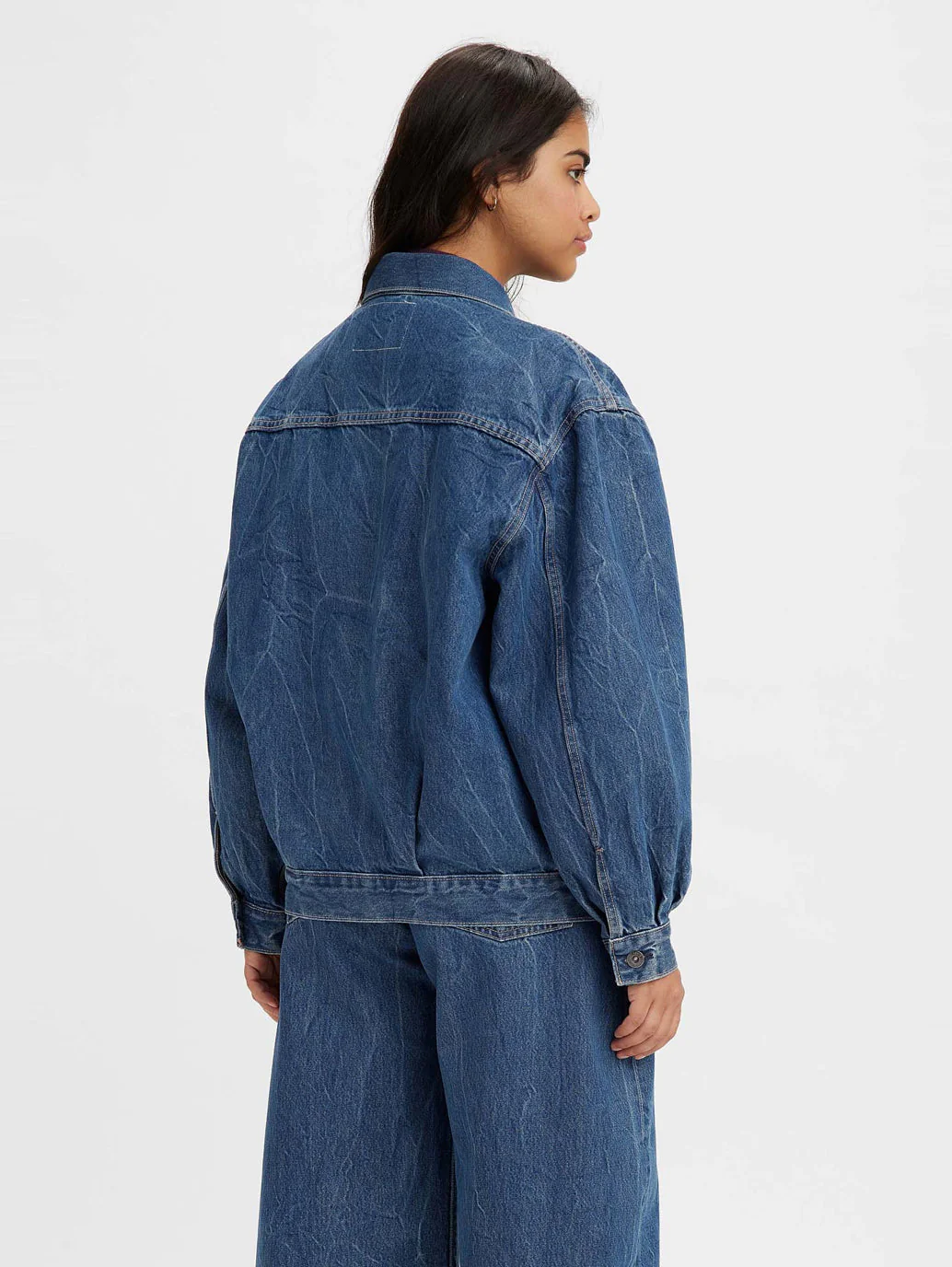 Women's Crafted Tucked Type II Trucker Jacket - Image 3