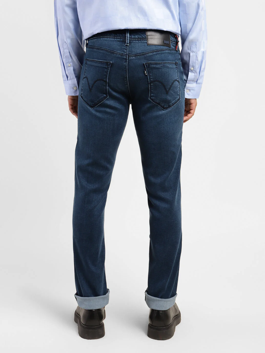 Men's Redloop 511 Blue Slim Fit Mid Rise Jeans - Image 2