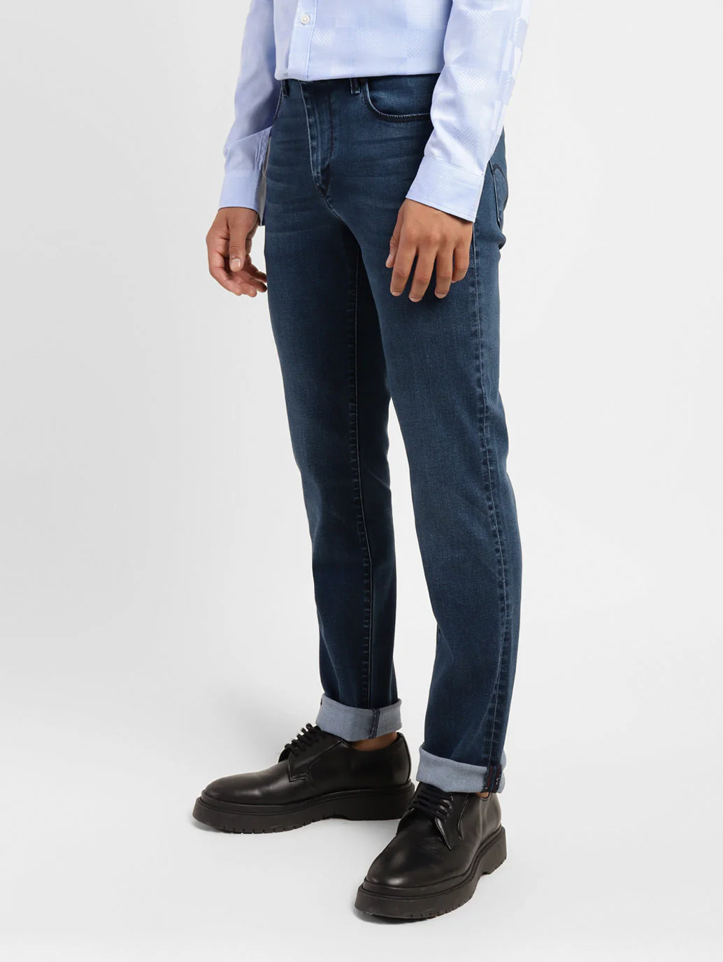 Men's Redloop 511 Blue Slim Fit Mid Rise Jeans - Image 3