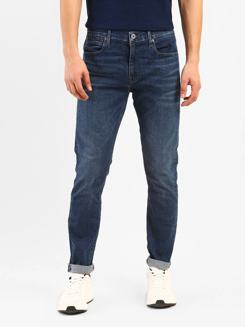 Men's 512 Blue Slim Tapered Fit Mid Rise Jeans - Image 2