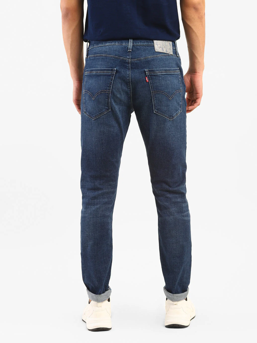 Men's 512 Blue Slim Tapered Fit Mid Rise Jeans - Image 3