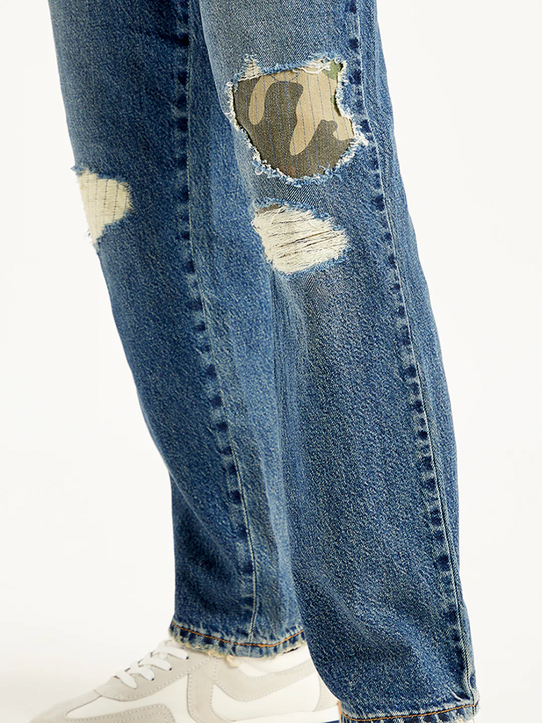 Men's 550'92 Blue Loose Fit Mid Rise Jeans - Image 4