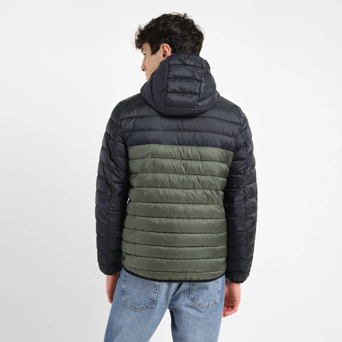 Men's Colorblock Hooded Jacket - Image 6