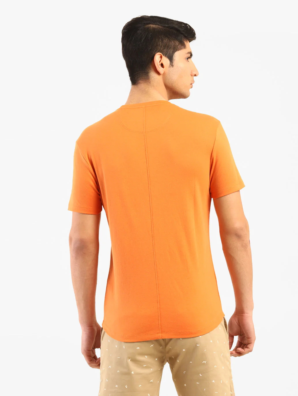 Men's Solid Slim Fit T-shirt - Image 2