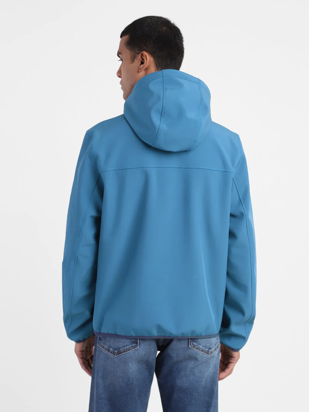 Men's Colorblock Hooded Tailored Jacket - Image 3