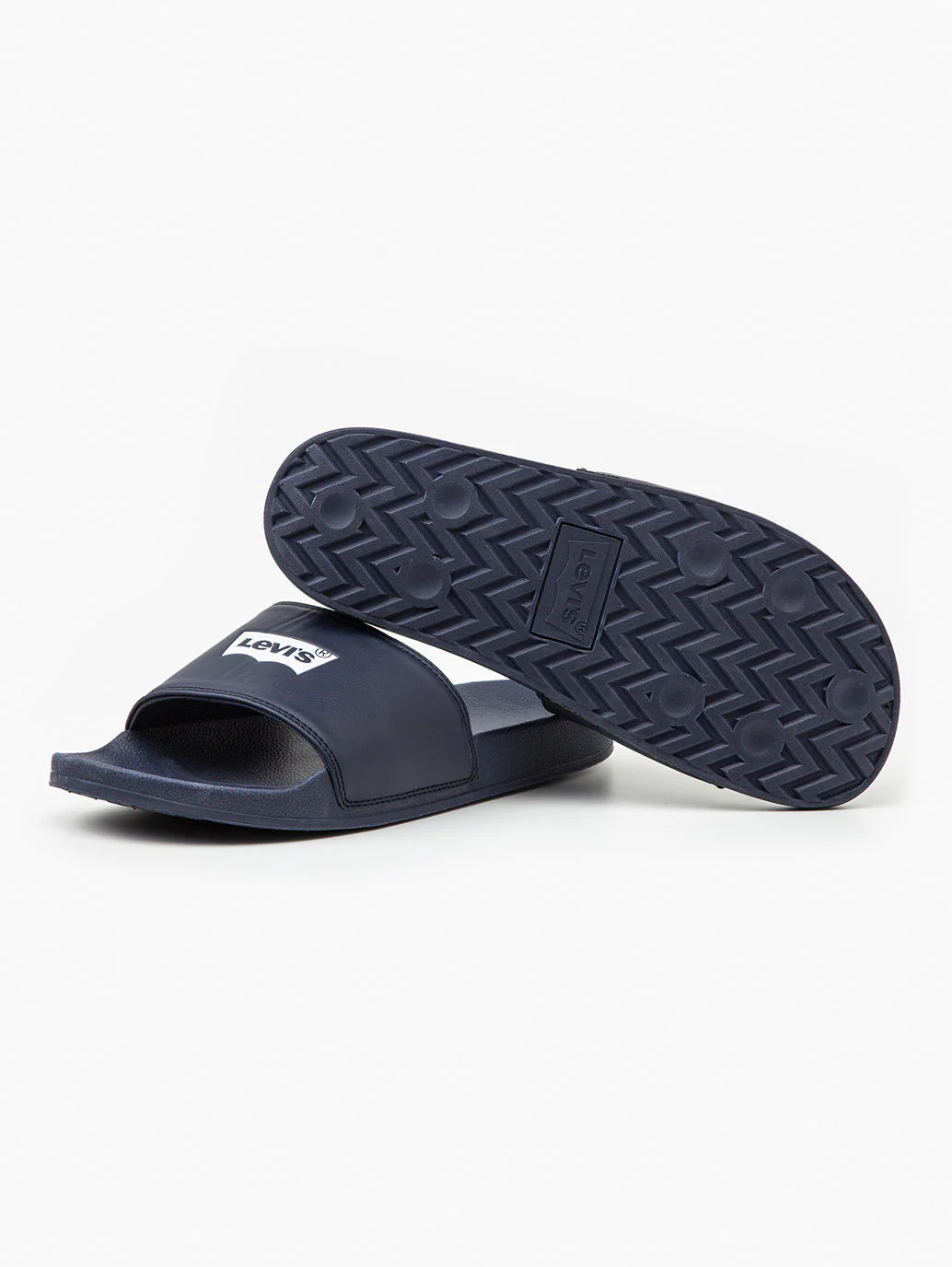 Men's Blue Batwing Slides - Image 3