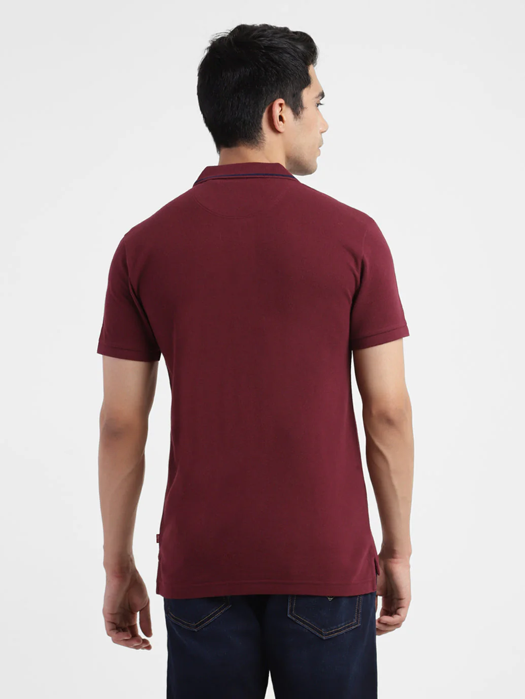 Men's Solid Polo T-shirt - Image 3