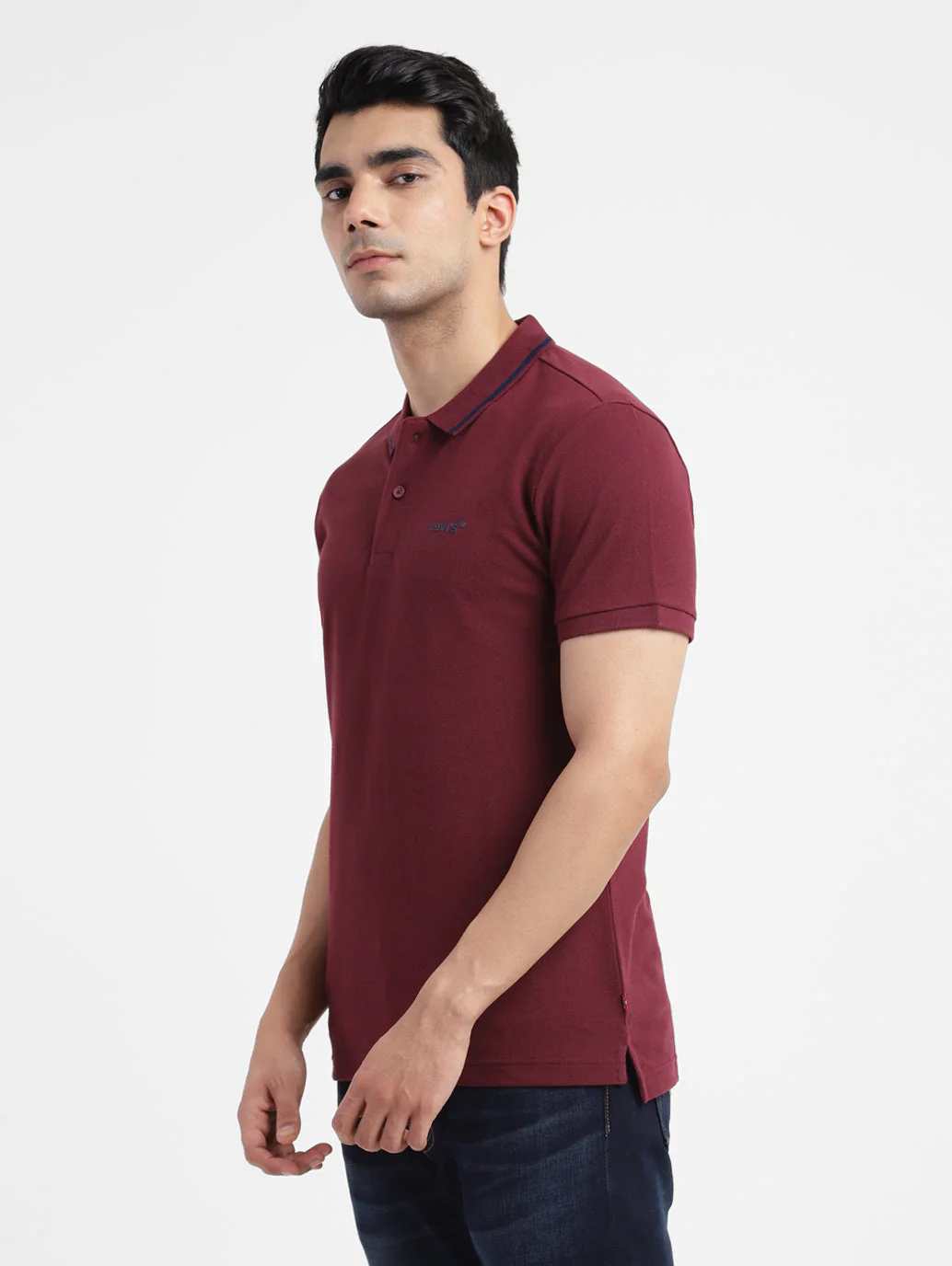 Men's Solid Polo T-shirt - Image 4