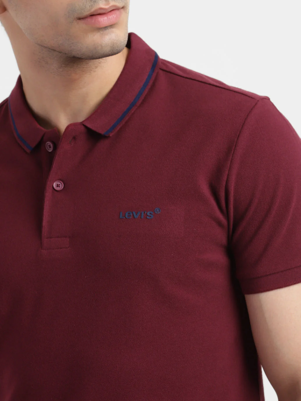 Men's Solid Polo T-shirt - Image 5