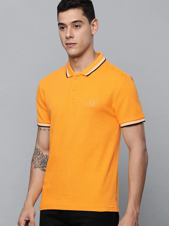 Men's Solid Polo T-shirt - Image 2