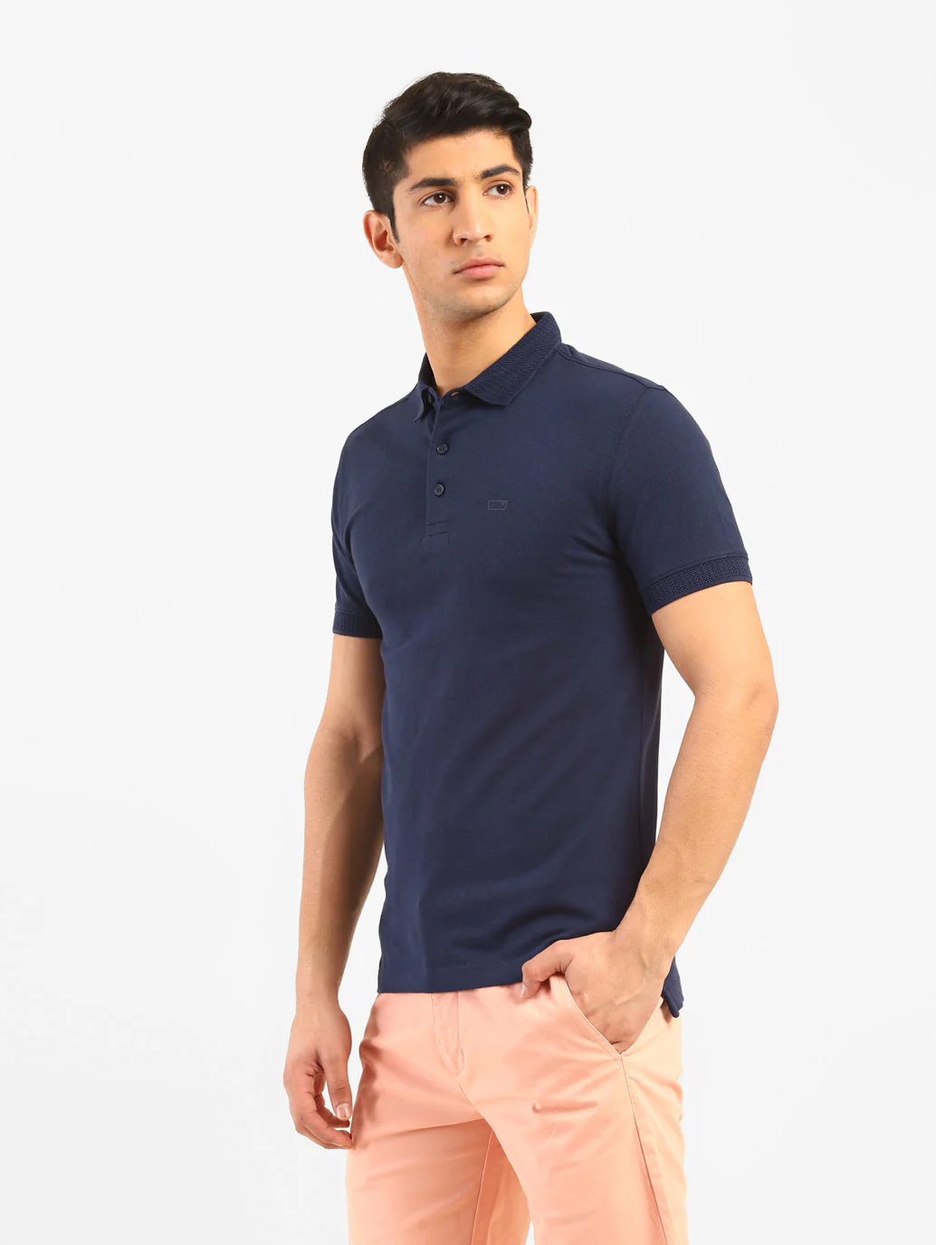 Men's Solid Regular Fit T-shirt - Image 3