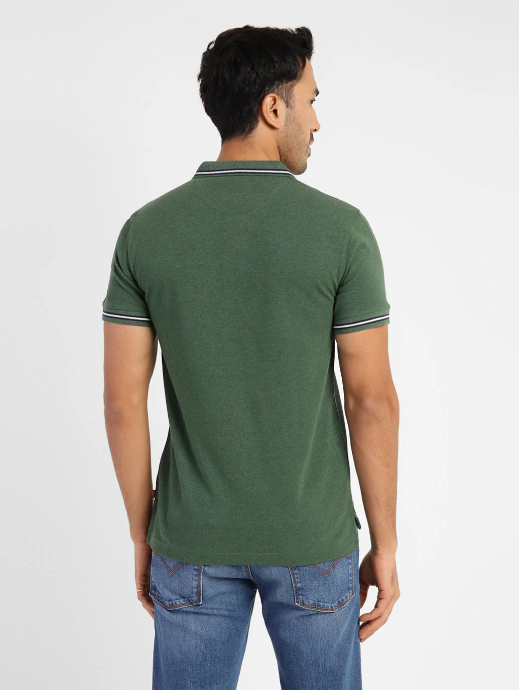 Men's Solid Polo T-shirt - Image 3
