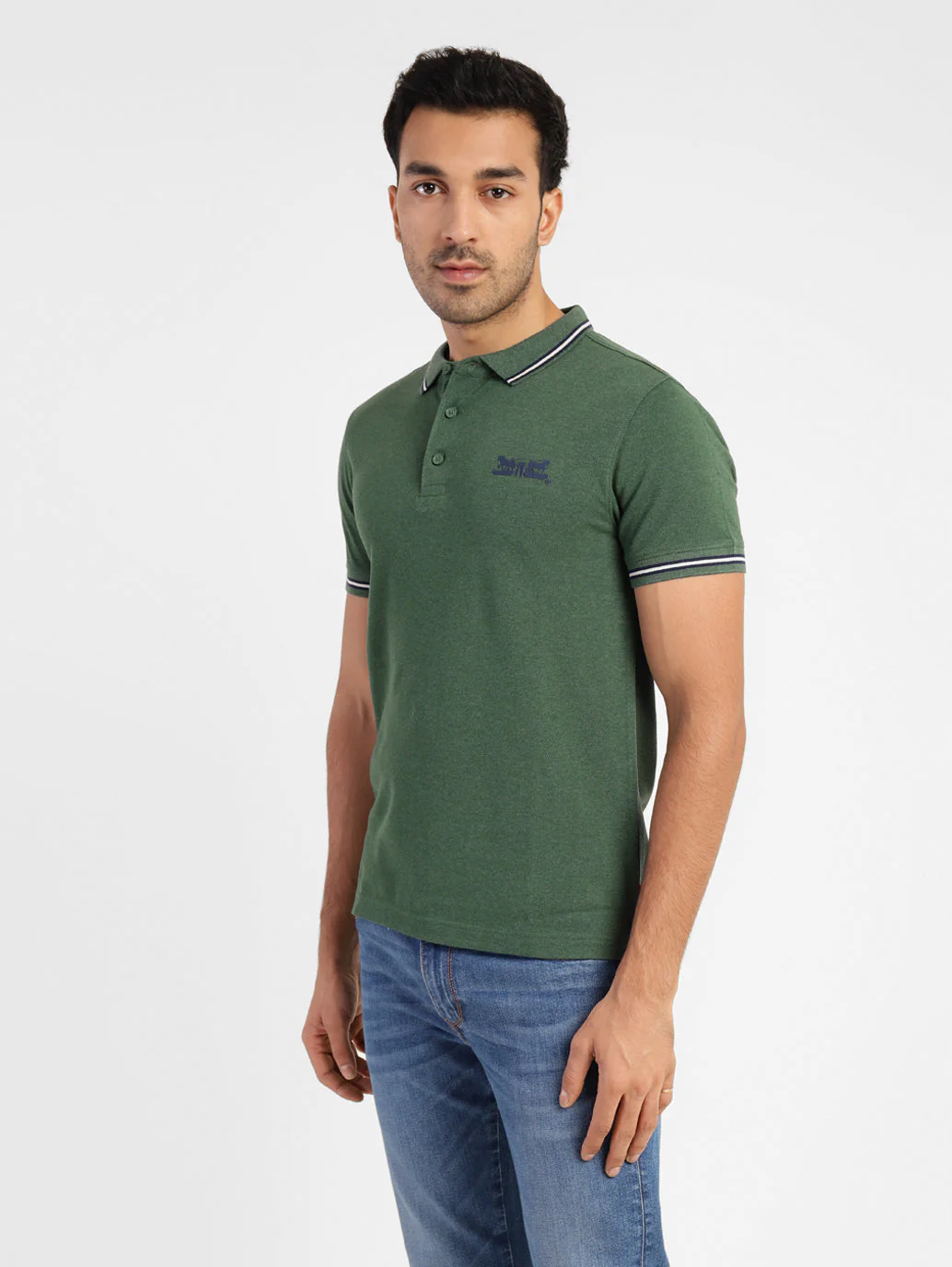 Men's Solid Polo T-shirt - Image 4