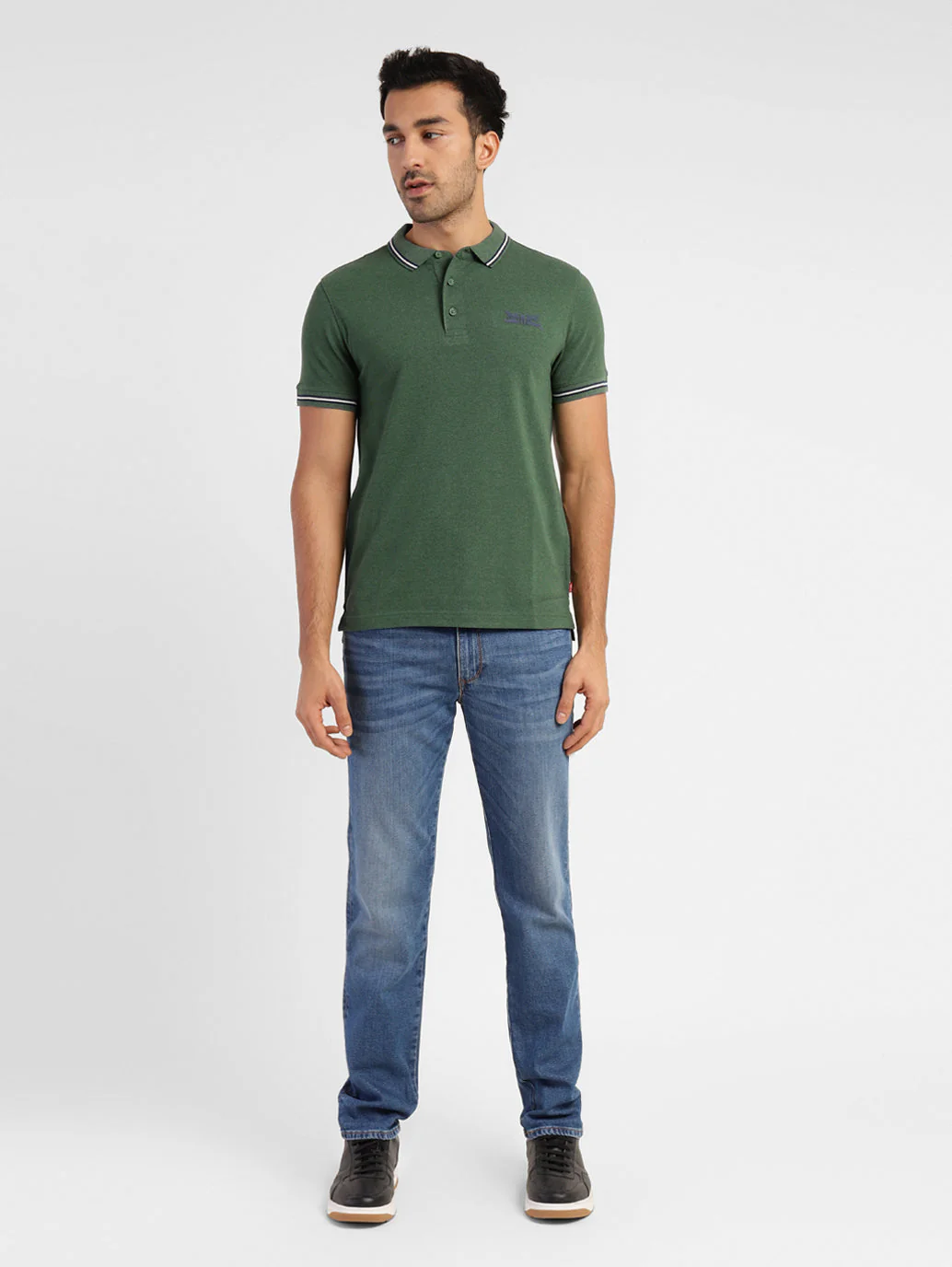 Men's Solid Polo T-shirt - Image 6