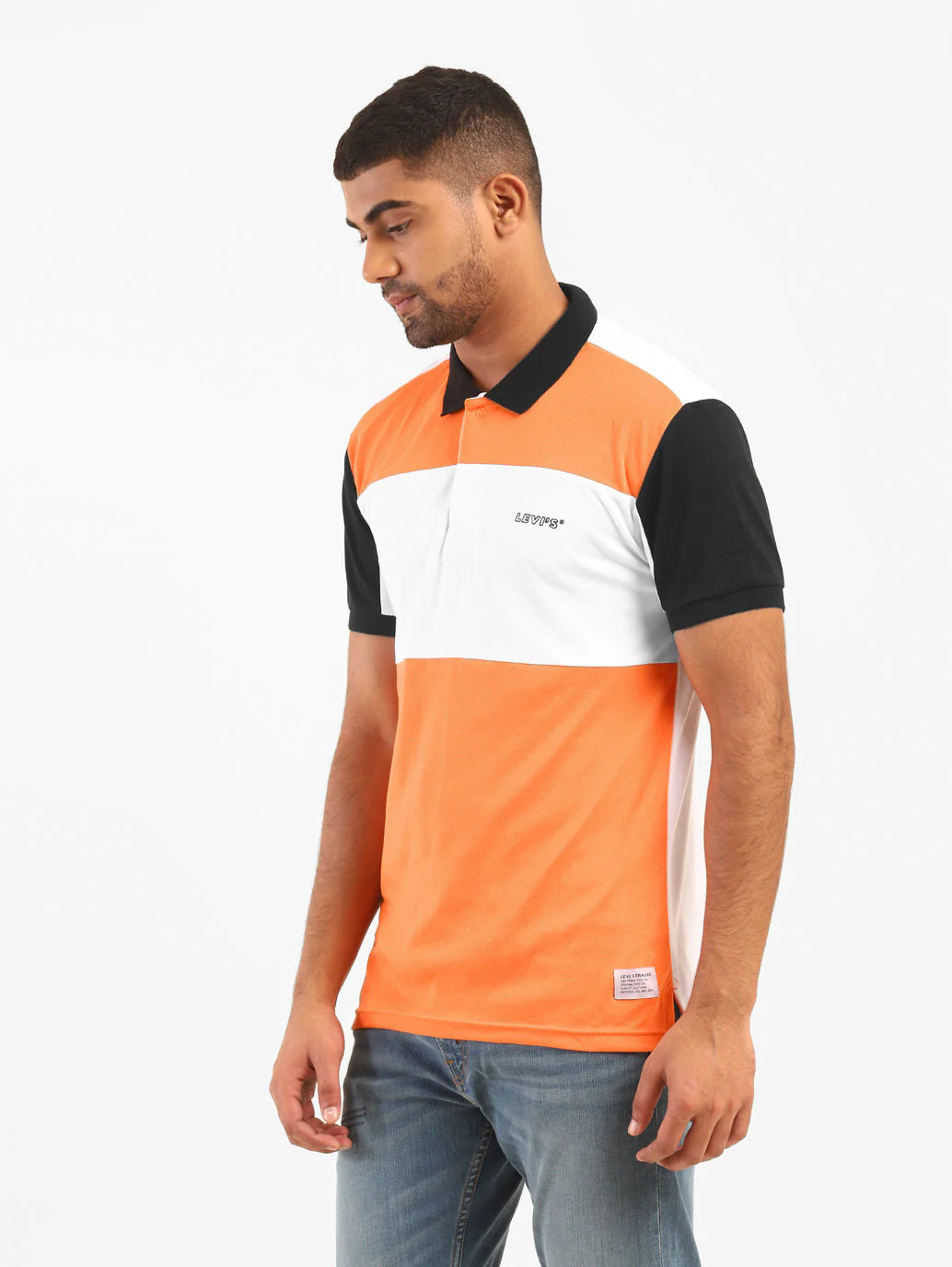 Men's Colorblock Polo T-shirt - Image 3