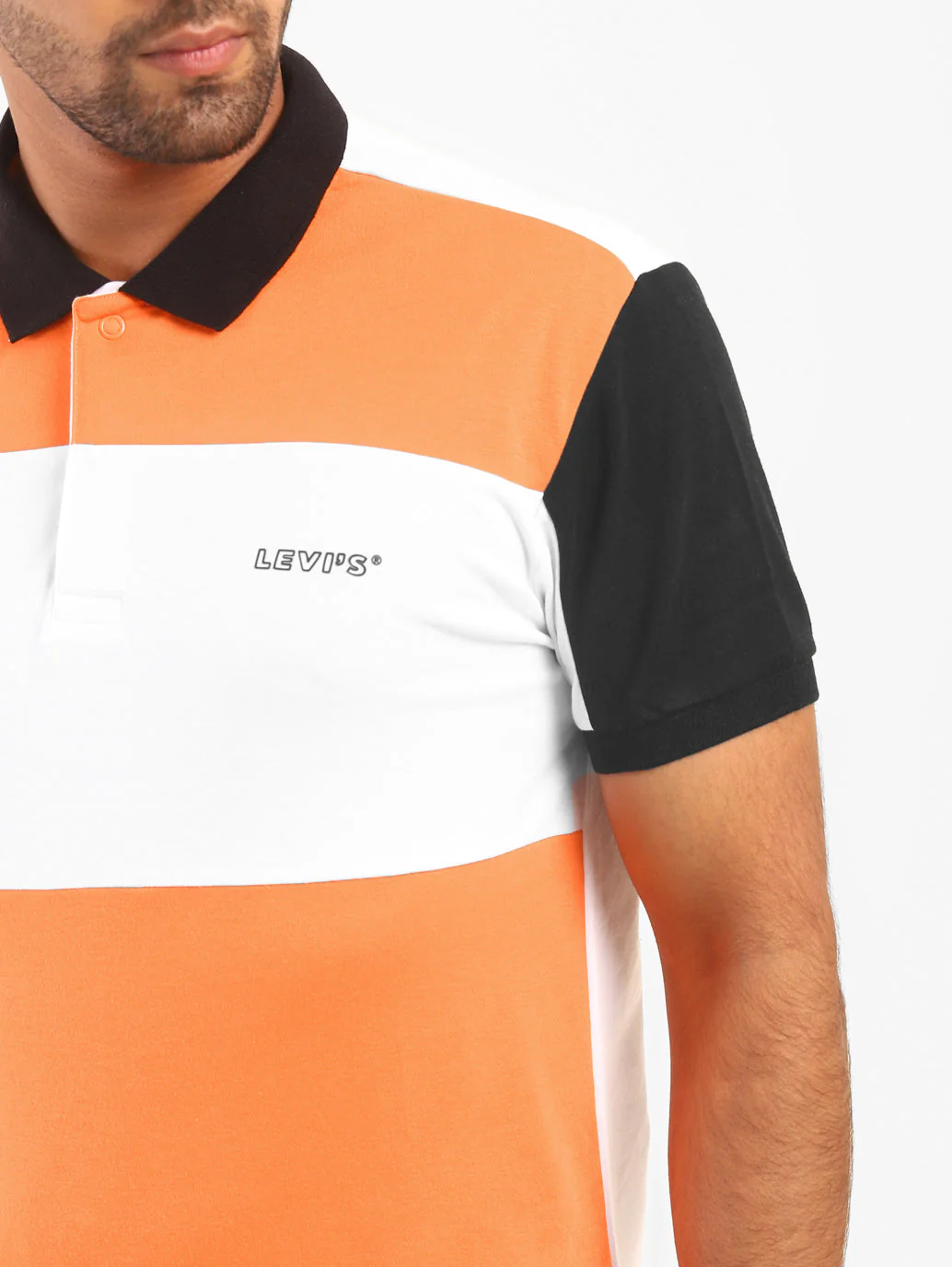 Men's Colorblock Polo T-shirt - Image 4