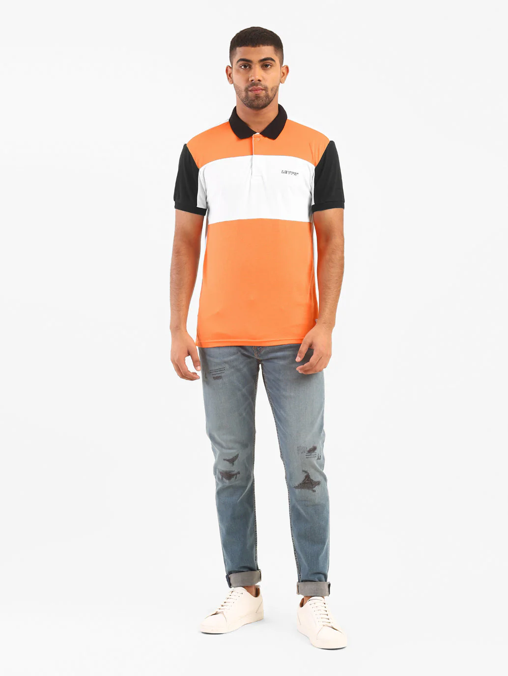 Men's Colorblock Polo T-shirt - Image 5