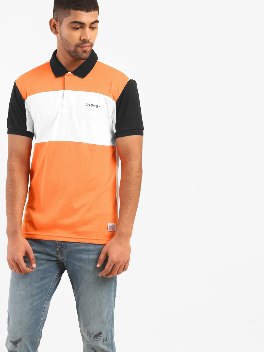 Men's Colorblock Polo T-shirt - Image 6