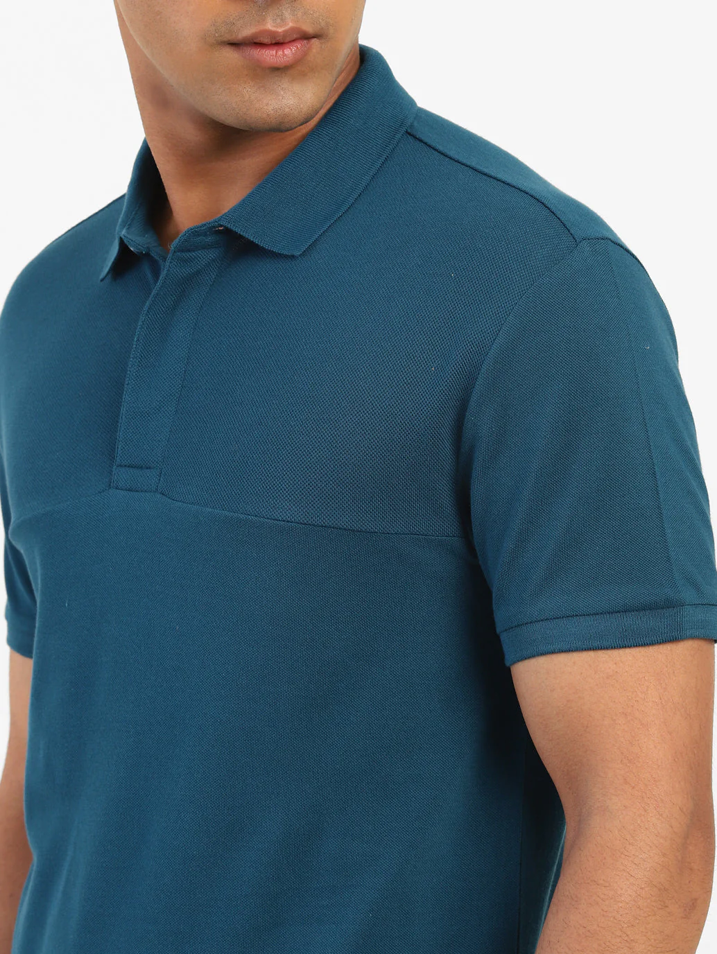 Men's Solid Polo T-shirt - Image 4
