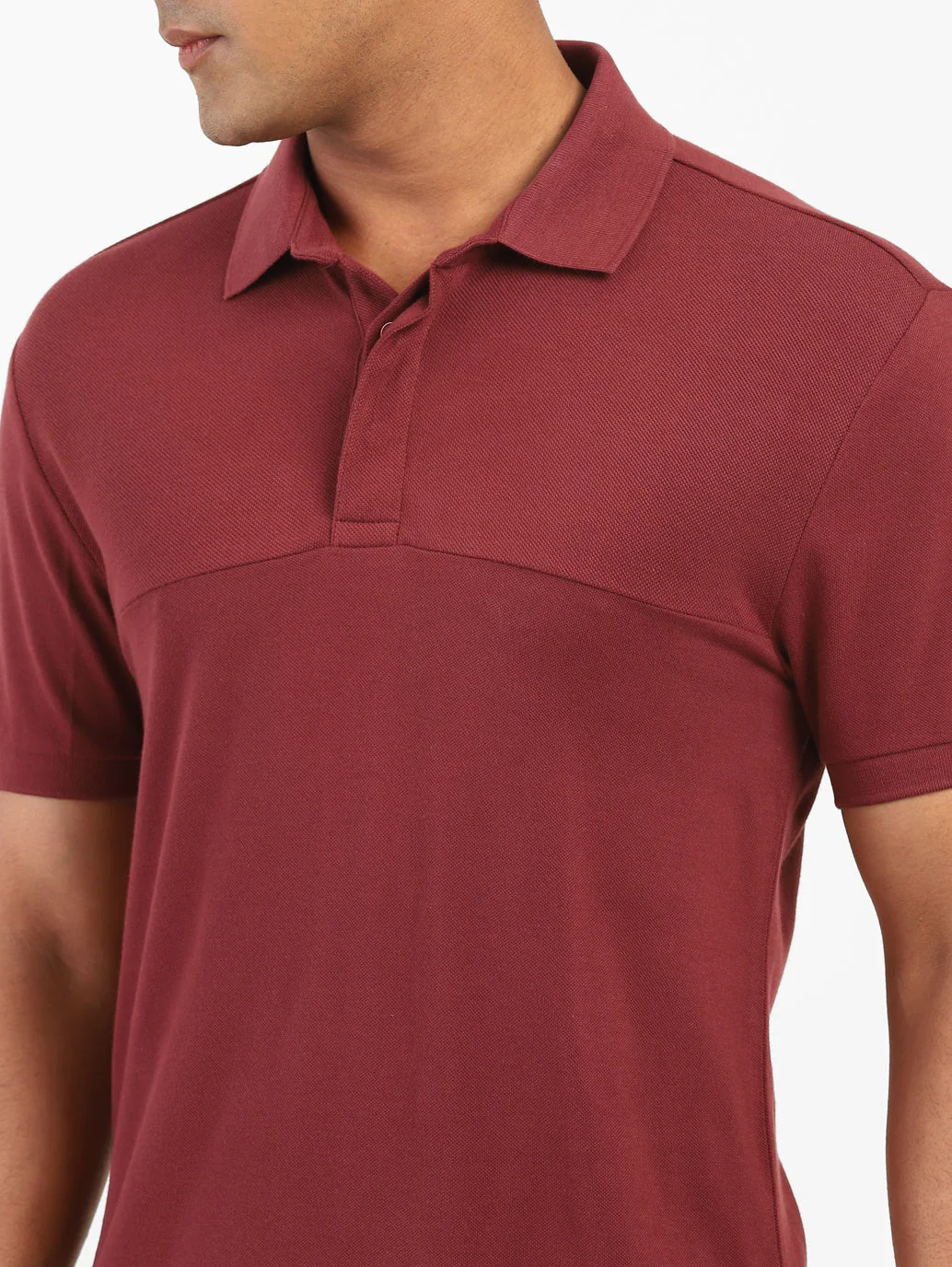 Men's Solid Polo T-shirt - Image 4