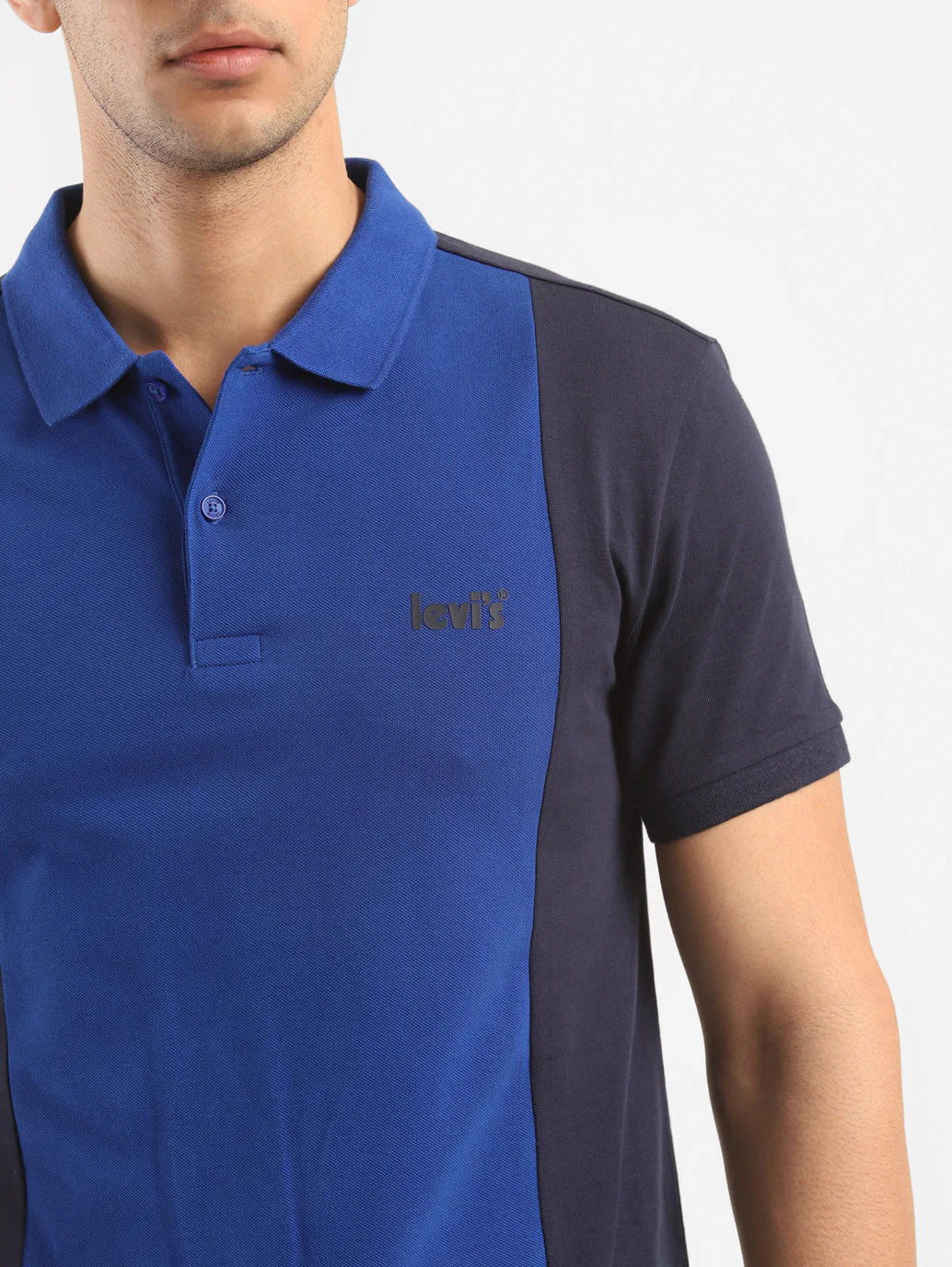Men's Colorblock Polo T-shirt - Image 4