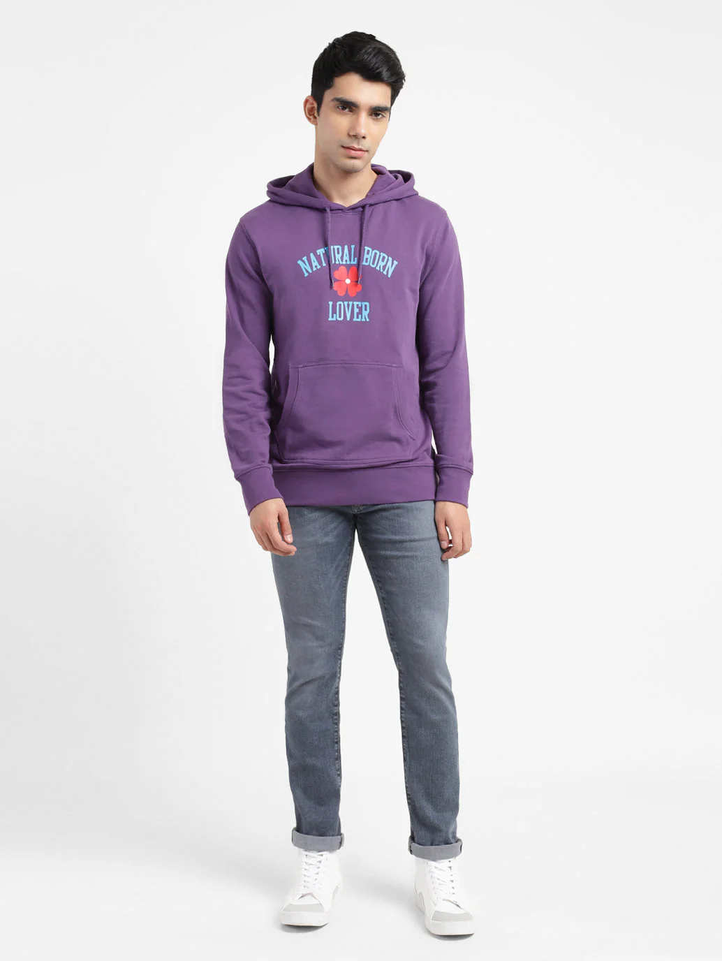 Men's Printed Hooded Sweatshirt - Image 6