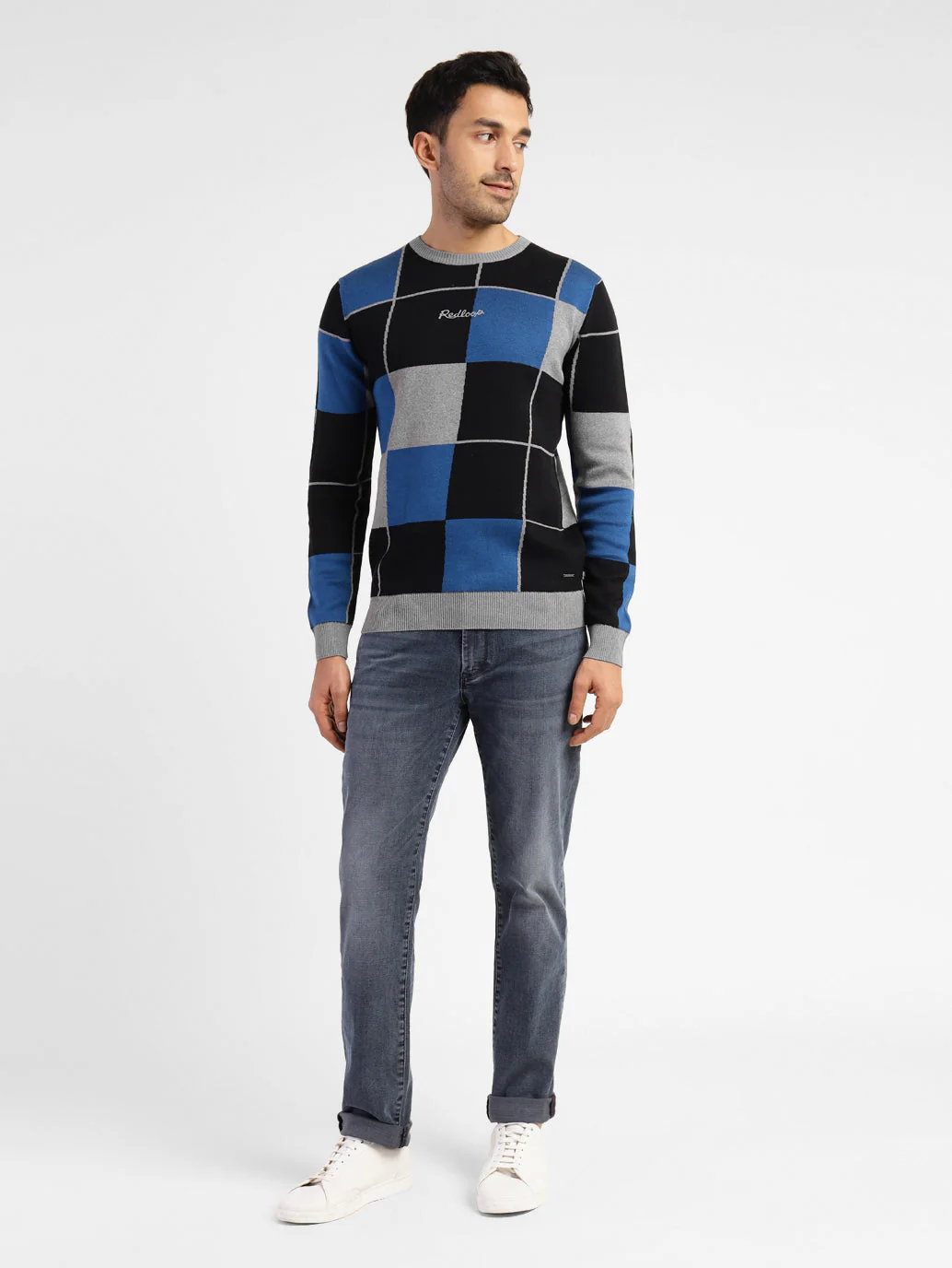 Men's Colorblock Crew Neck Sweater - Image 6