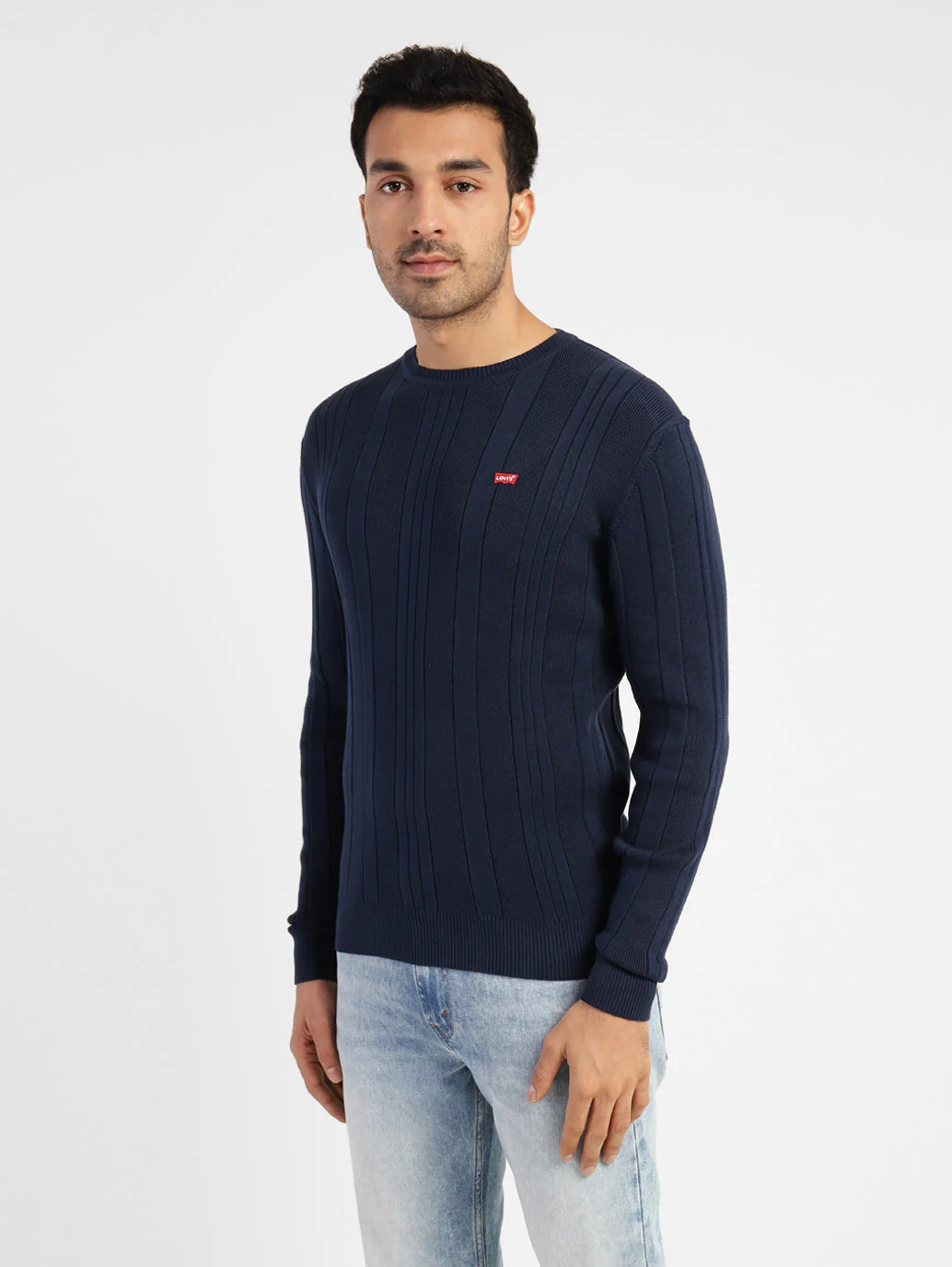 Men's Self Design Round Neck Sweater - Image 4