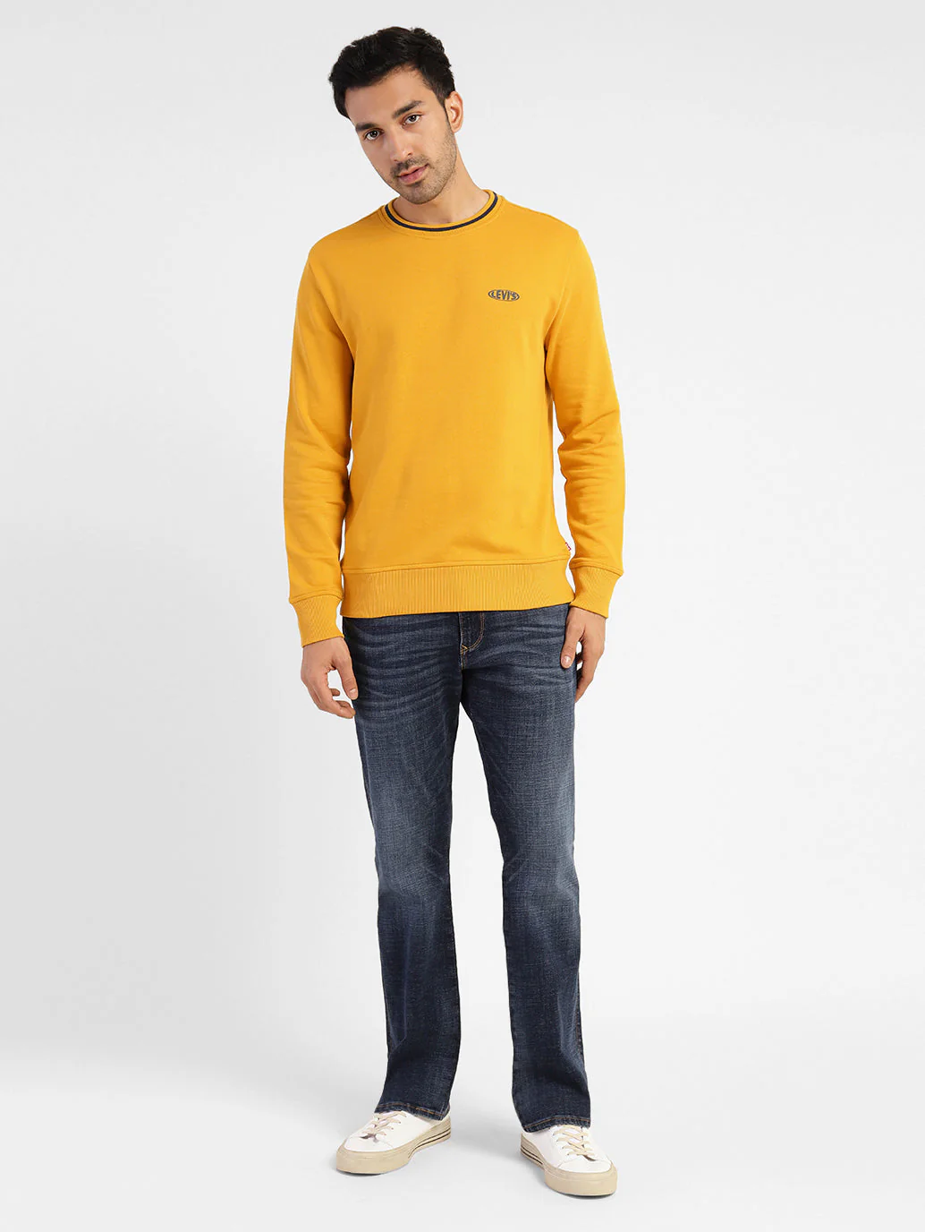 Men's Solid Crew Neck Sweatshirt - Image 6