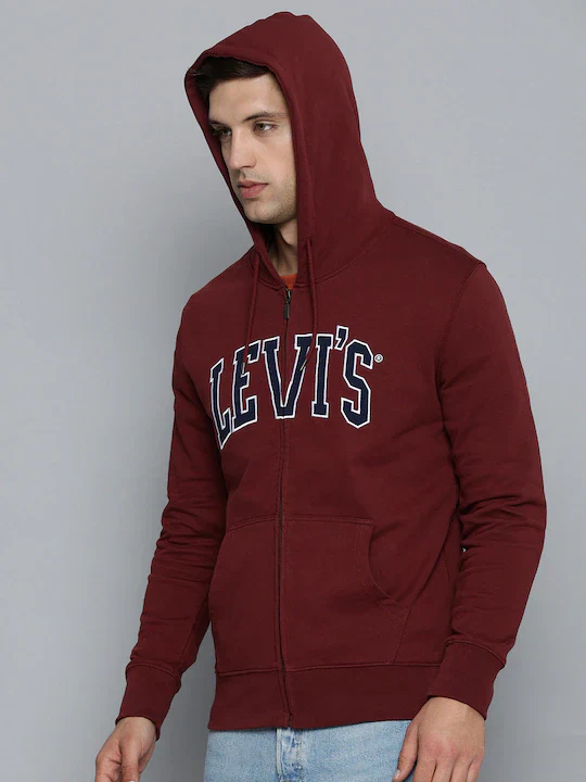 Men's Brand Logo Hooded Sweatshirt - Image 2