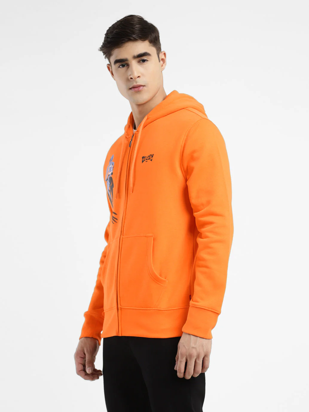 Men's Graphic Print Hooded Sweatshirt - Image 4