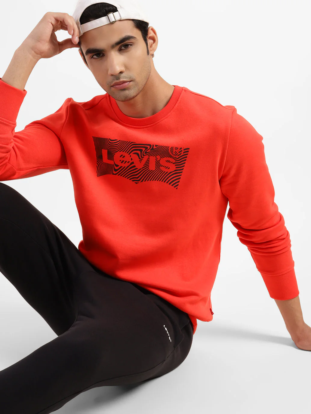 Men's Brand Logo Crew Neck Sweatshirt - Image 2