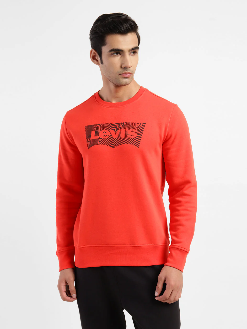 Men's Brand Logo Crew Neck Sweatshirt - Image 4