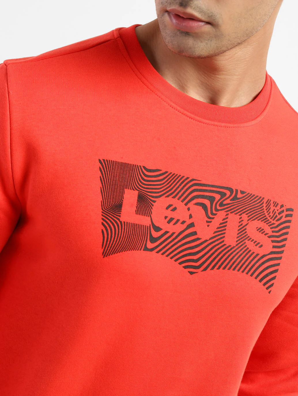 Men's Brand Logo Crew Neck Sweatshirt - Image 7
