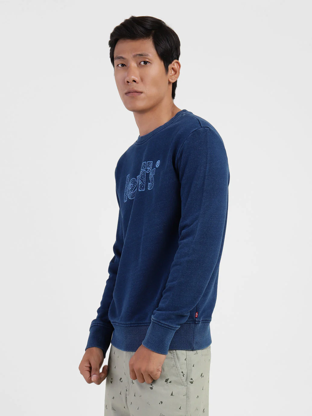 Men's Brand Logo Crew Neck Sweatshirt - Image 3