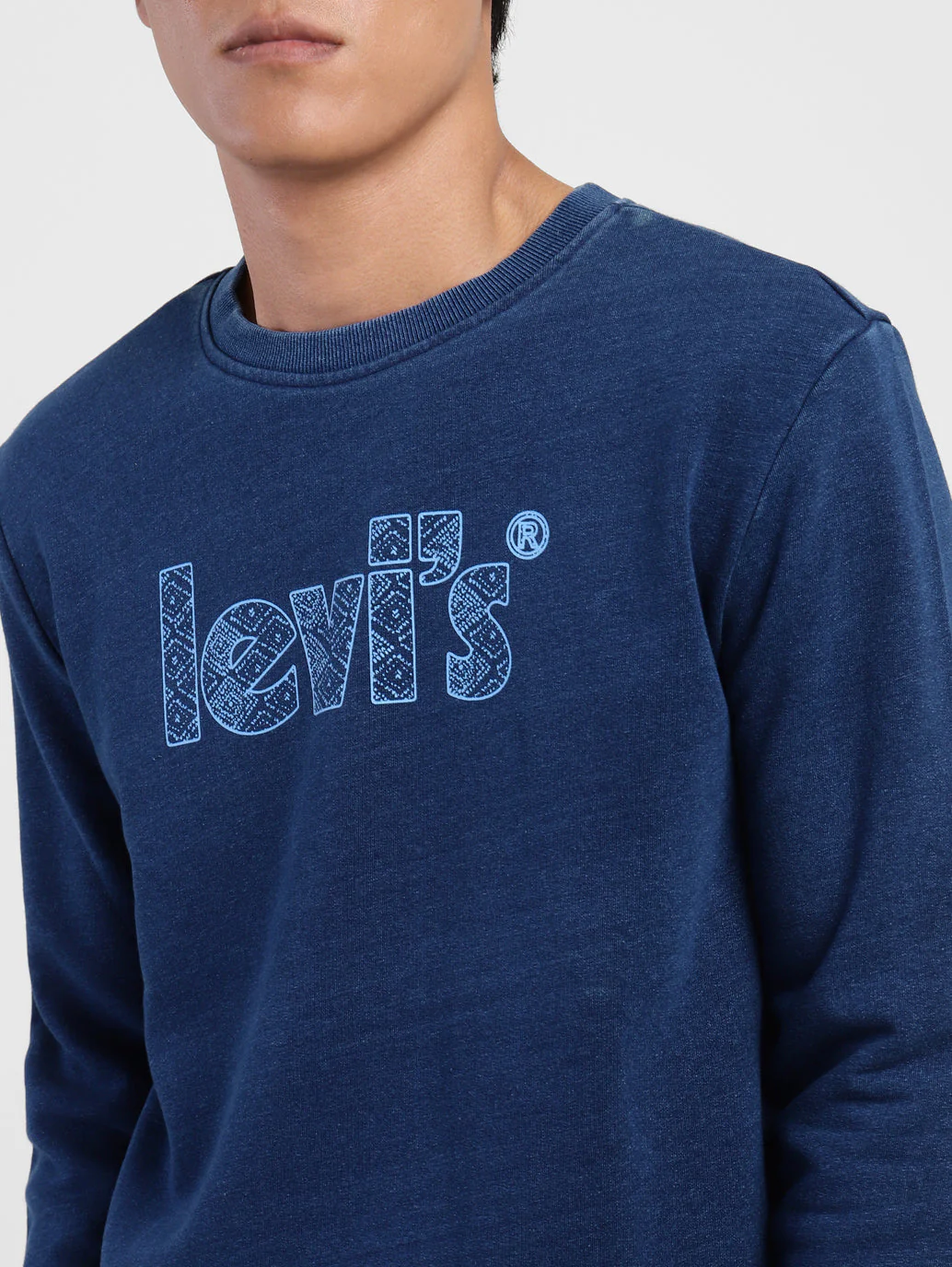Men's Brand Logo Crew Neck Sweatshirt - Image 4