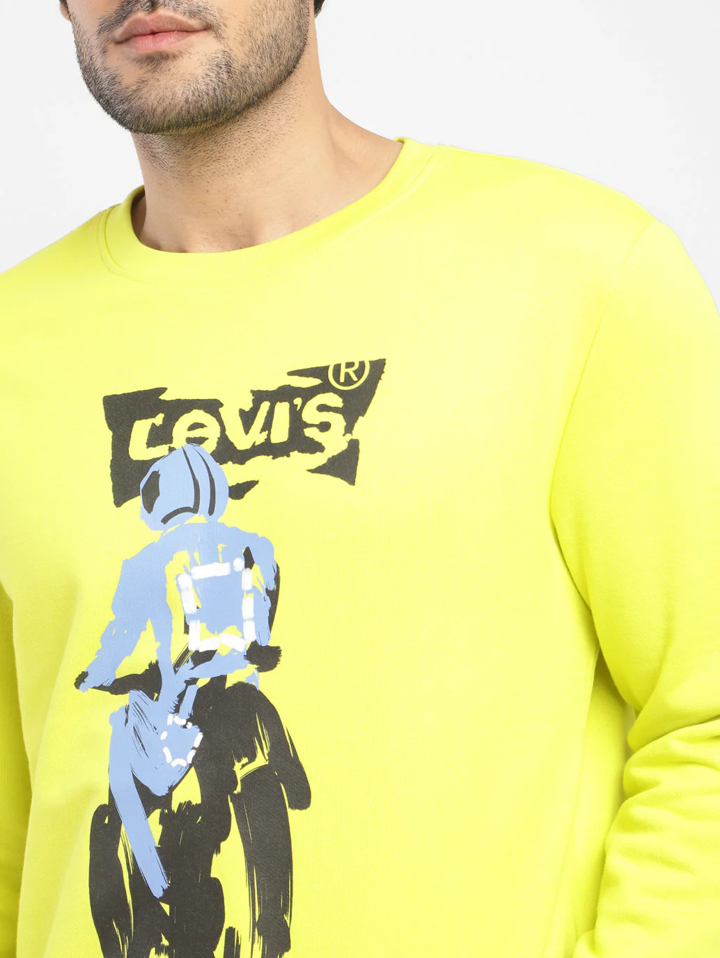 Men's Graphic Print Crew Neck Sweatshirt - Image 5