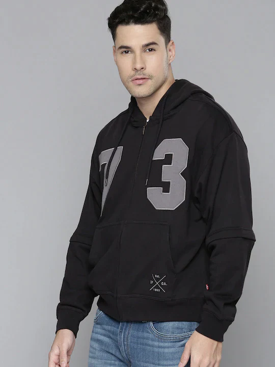 Men's Printed Hooded Sweatshirt - Image 2