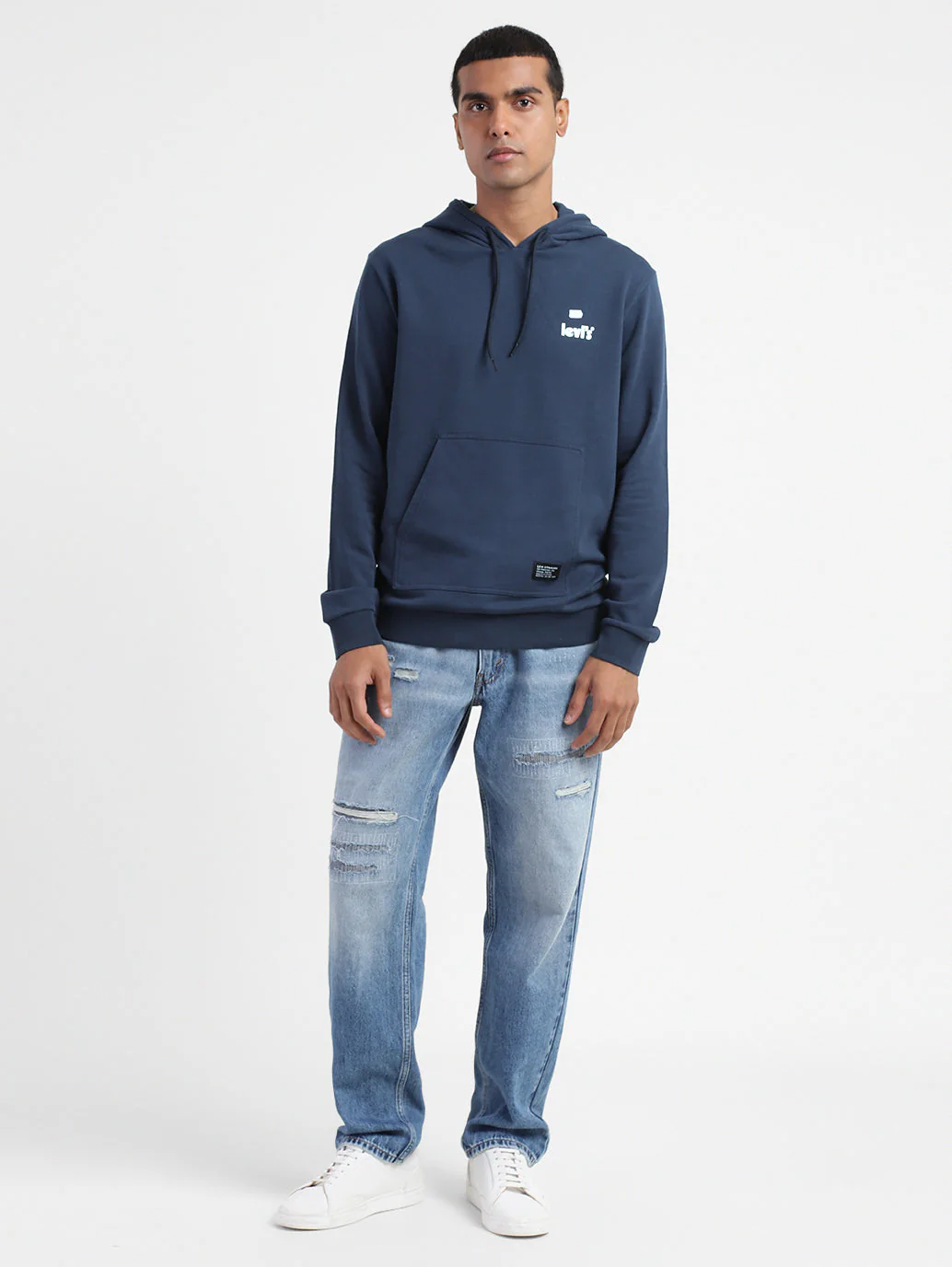 Men's Solid Hooded Sweatshirt - Image 6
