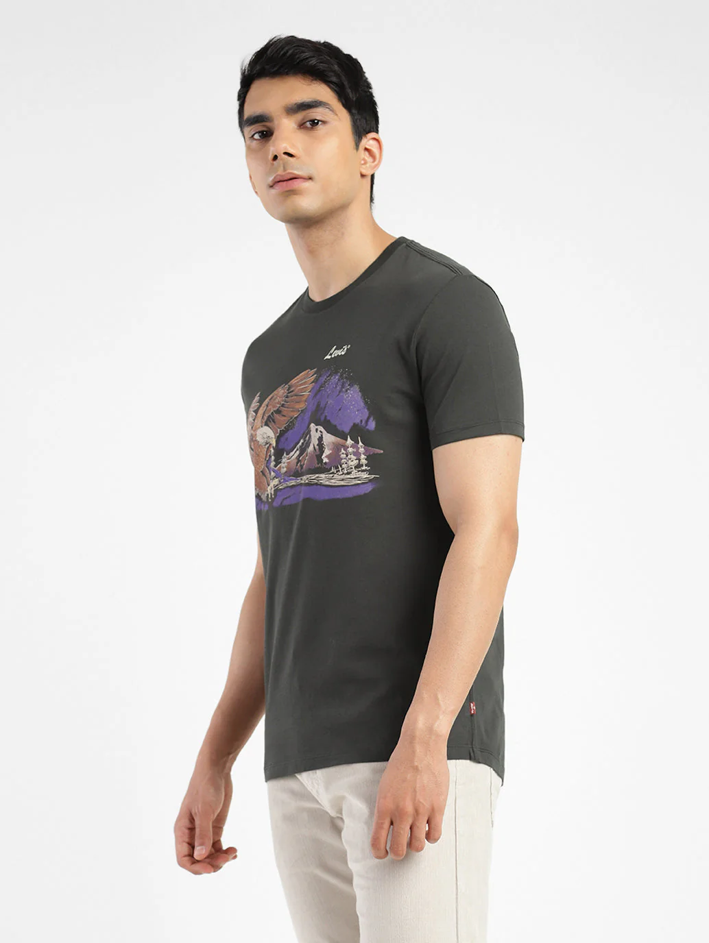 Men's Graphic Crew Neck T-shirt - Image 4