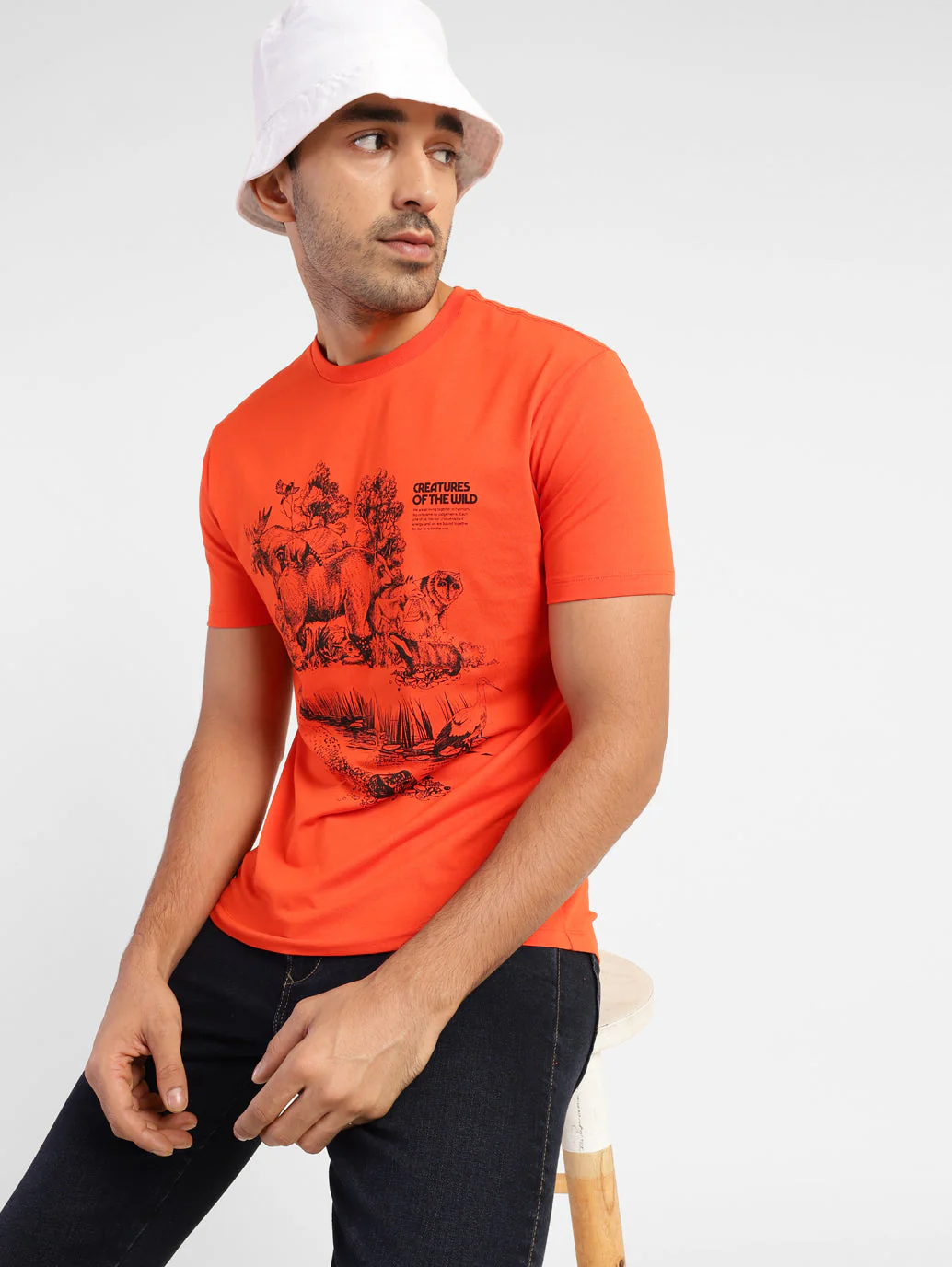 Men's Graphic Slim Fit T-shirt - Image 2