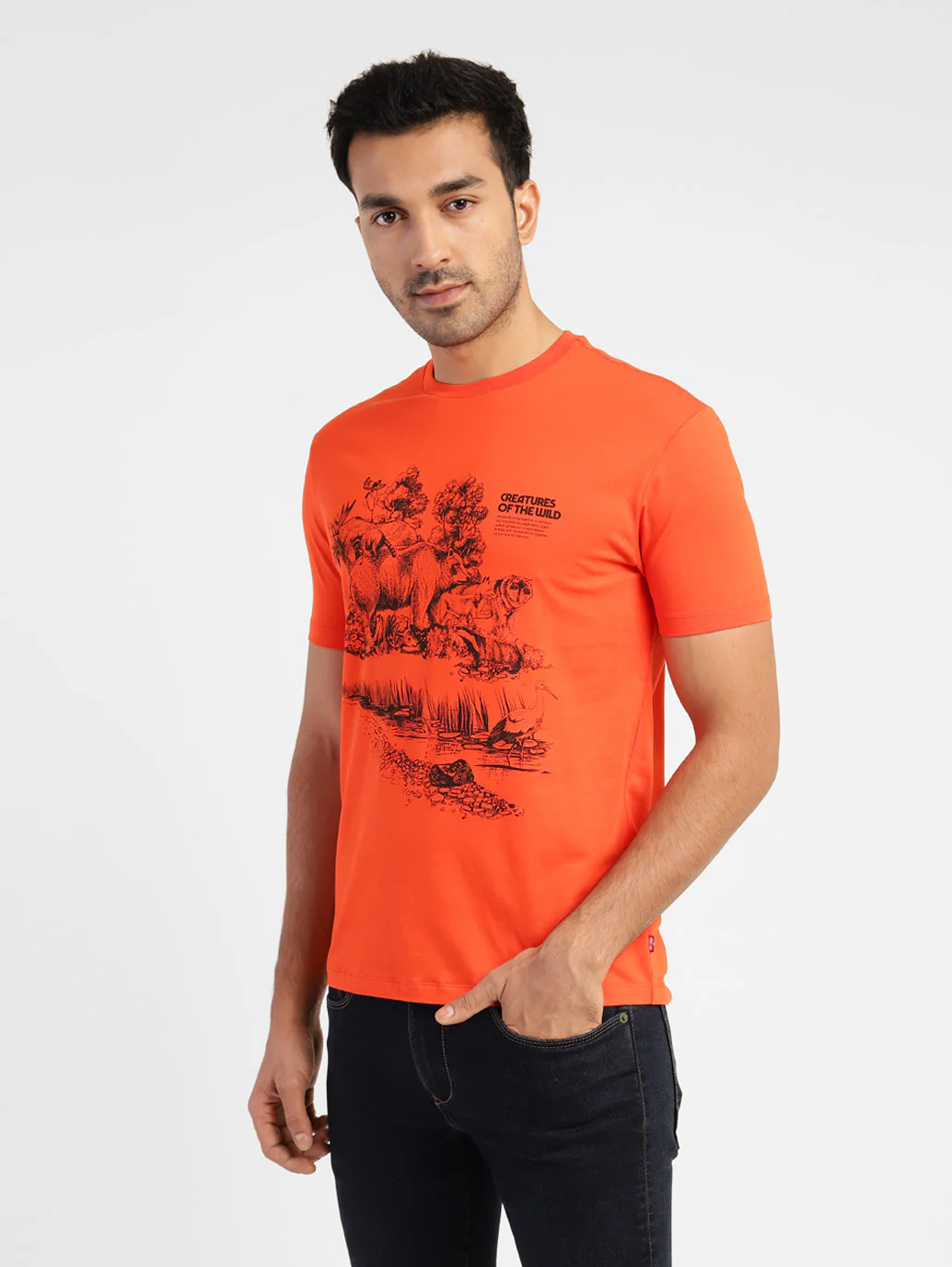 Men's Graphic Slim Fit T-shirt - Image 4