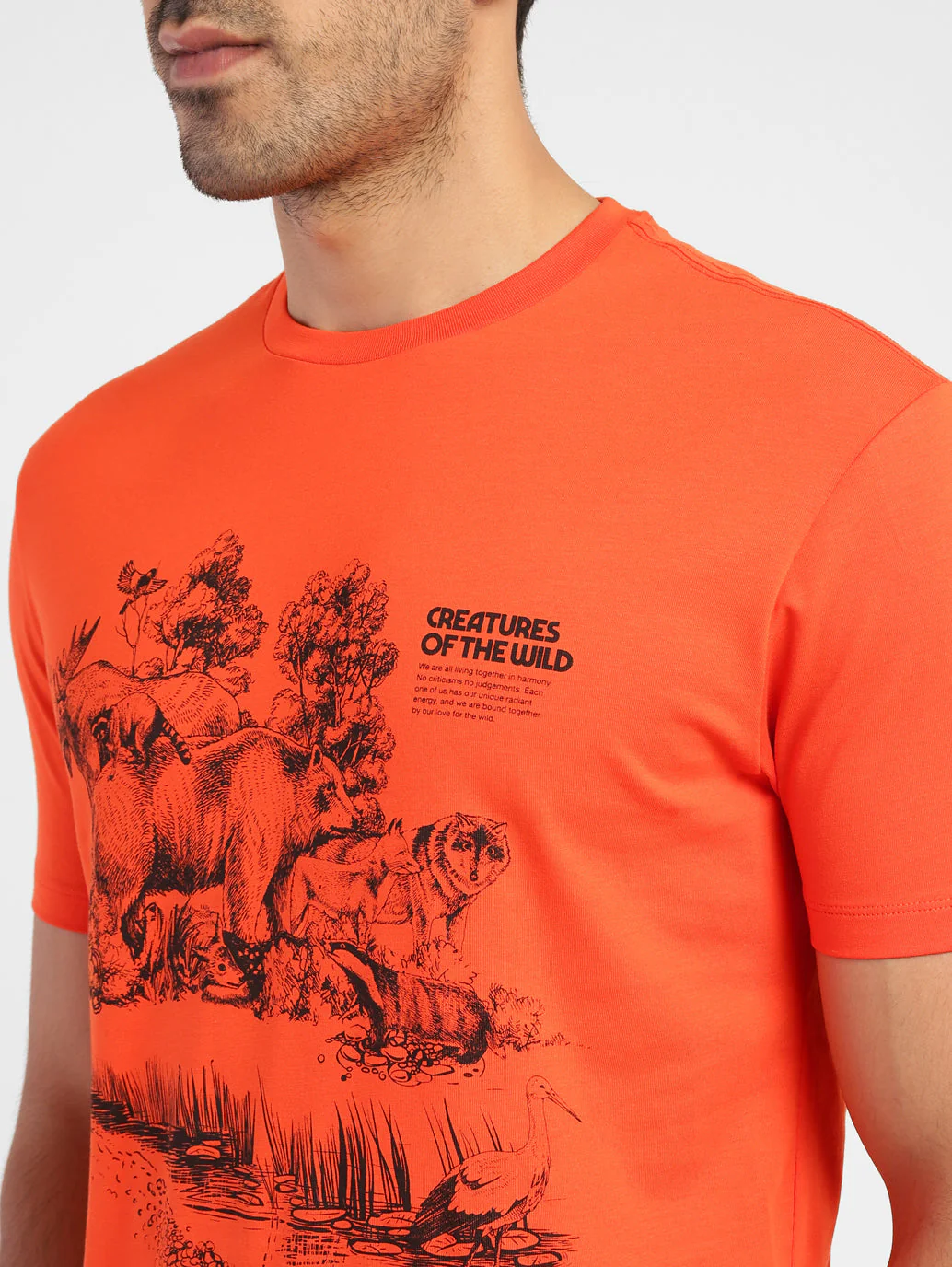 Men's Graphic Slim Fit T-shirt - Image 5