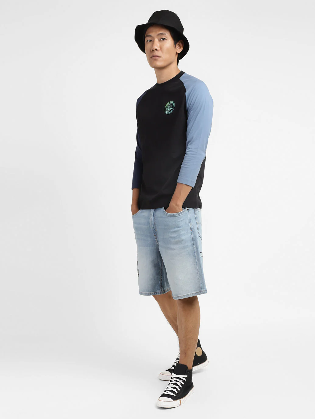 Men's Colorblock Regular Fit T-shirt - Image 2