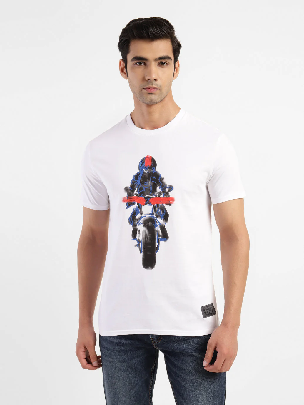 Men's Graphic Print Slim Fit T-shirt - Image 4