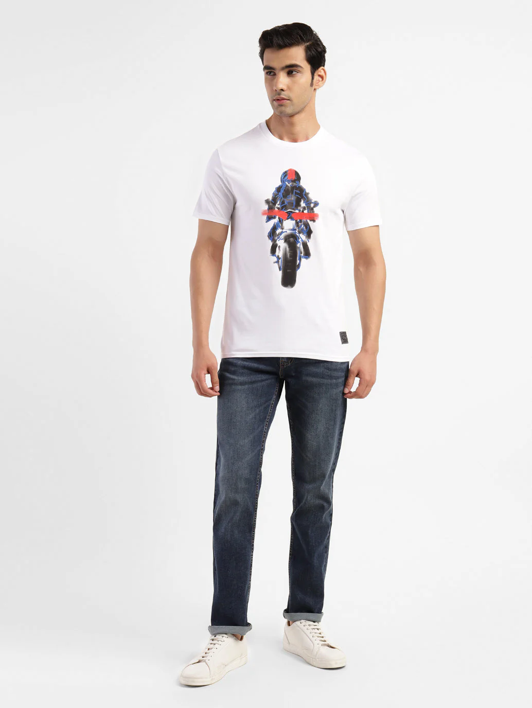 Men's Graphic Print Slim Fit T-shirt - Image 9