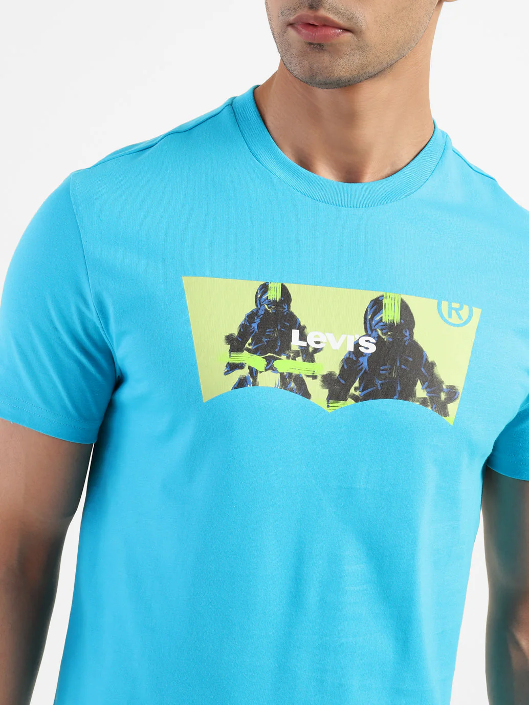 Men's Graphic Print Slim Fit T-shirt - Image 7
