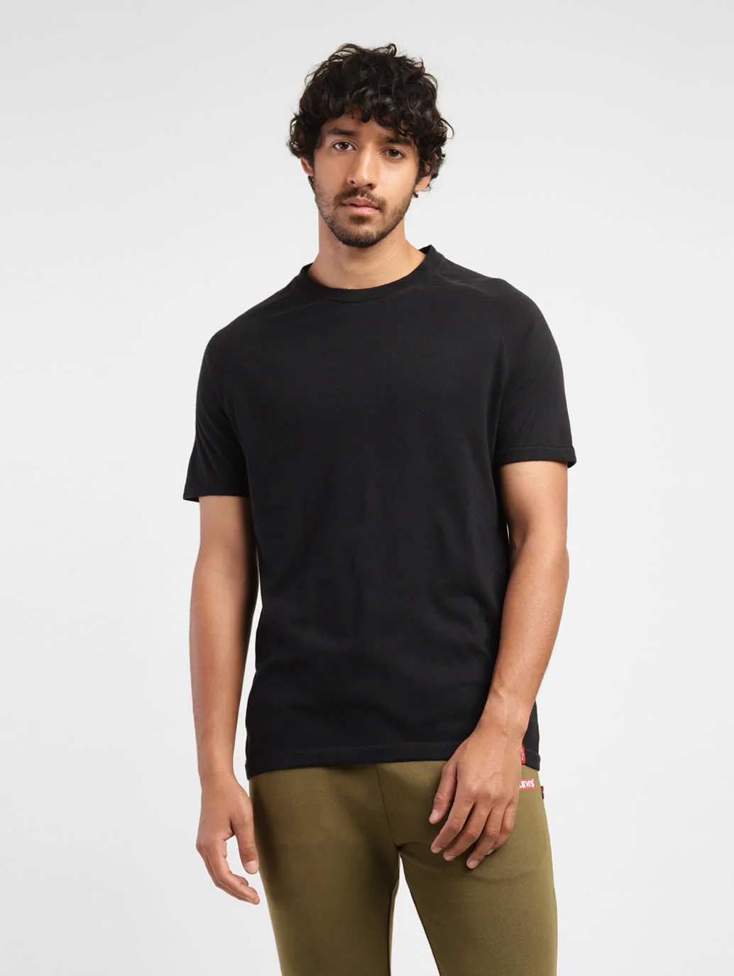 Men's Solid Crew Neck T-shirt - Image 2